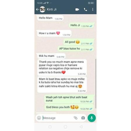 happy customer